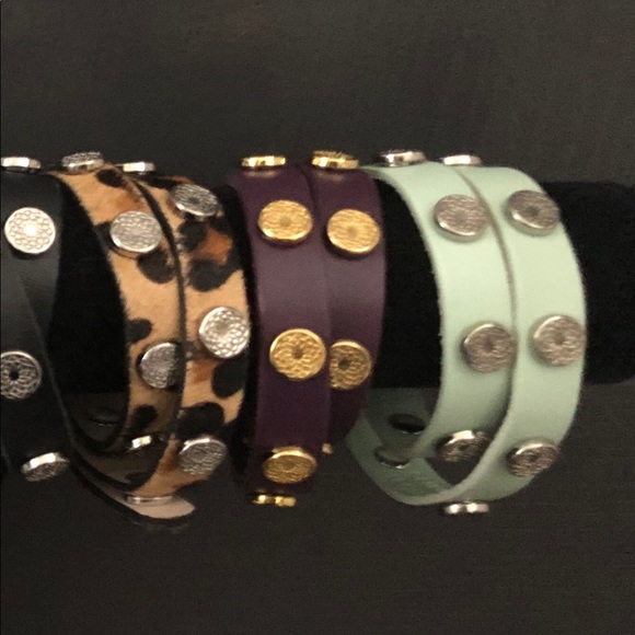 Mint leather wrap - Picture 2 of 2